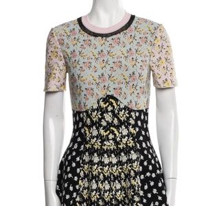 Alexander McQueen floral print mini dress